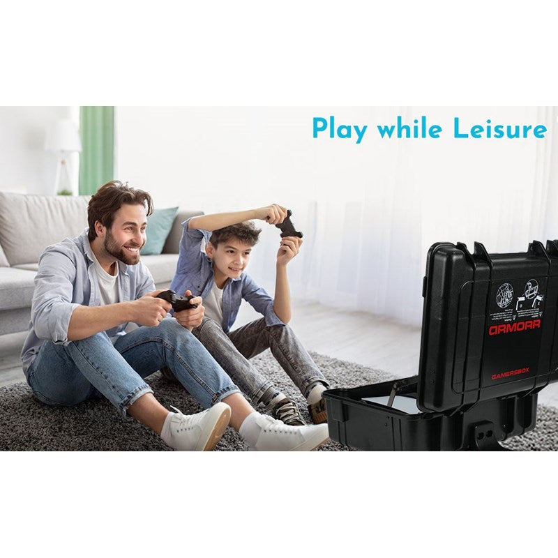 Armorr GAMERSBOX Portable Gaming Monitor, 21.5” FHD, IPS Resolution, 1920 x 1080 Freesync, 48 Hz~75 Hz for PS5, PS4, Xbox Armorr GAMERSBOX Portable Gaming Monitor, 21.5” FHD, IPS Resolution, 1920 x 1080 Freesync, 48 Hz~75 Hz for PS5, PS4, Xbox